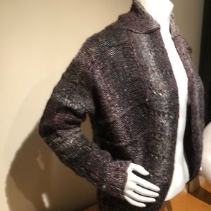 Prana Sweater shrug multicolor wool blend